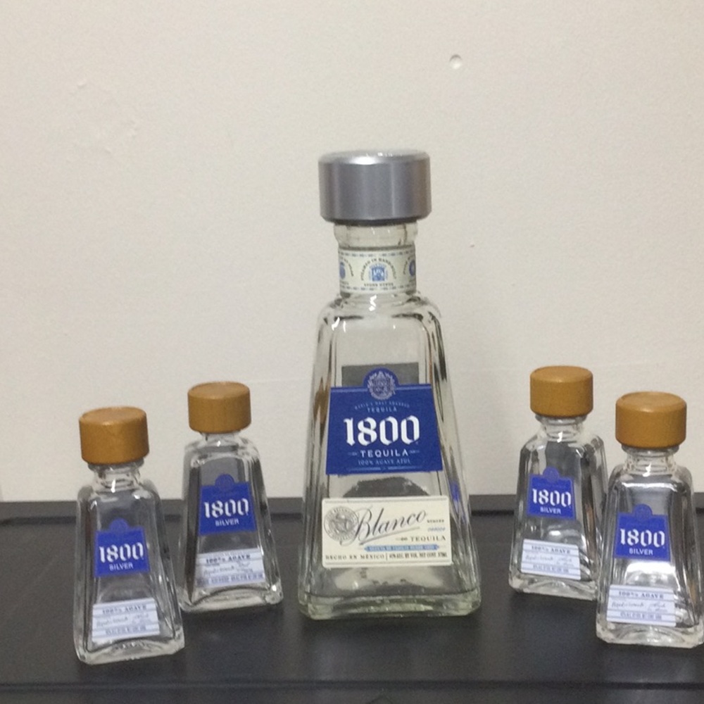 1800 Tequila Empty Bottles